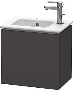 Duravit L-Cube Waschtisch-Unterschrank LC6272L8080 42x29,4x40cm, wandhängend, Tür links, graphit supermatt
