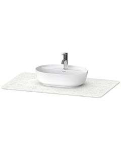 Duravit Luv Waschtisch-Konsole LU946901717 98,8 x 59,5 cm, aus Quarzstein, mit 1 Ausschnitt, Weiß Struktur