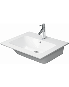 Duravit ME by Starck Möbelwaschtisch 23366300001 63 x 49 cm, weiss, wondergliss, Hahnloch, Überlauf