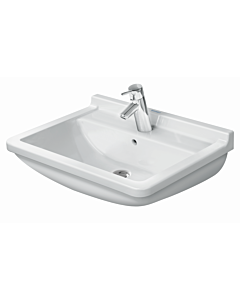 Duravit Starck 3 Waschtisch 03006000001 60 x 45 cm, weiss, wondergliss, mit Hahnloch
