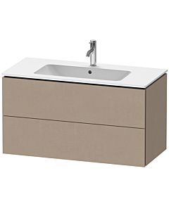 Duravit L-Cube vanity unit LC624207575 102 x 48, 2000 cm, linen, 2 drawers, wall-hung