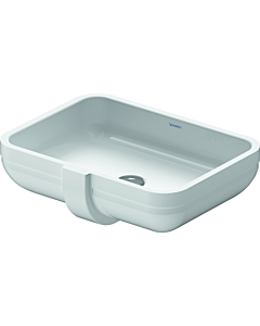 Duravit Happy D.2 lavabo à encastrer 04574800001 48 x 34 cm, blanc, mirroir, encastré par le dessous