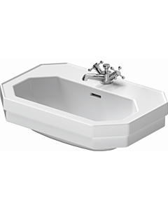 Duravit Serie 1930 Waschtisch 0438600000 mit Überlauf, 1 Hahnloch, weiss