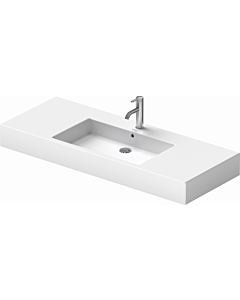 vasque Duravit Vero 125 x 49 cm, blanc, trou pour robinetterie 2000 , pour console en métal