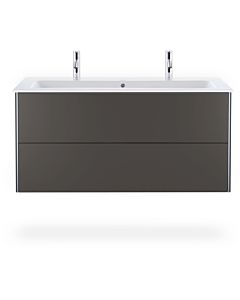 Duravit XSquare XS417404949 121x56x47.8cm, 2 tiroirs, Graphit mat