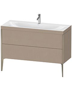 Duravit Meuble sous-vasque XViu XV4712OB175C 120x48cm, 2 tiroirs, 2000 , champagne mat, Rahmen C, lin