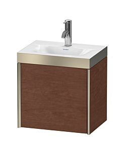 Duravit XViu meuble sous-vasque XV4631OB113P 45x33,3cm, 2000 , droite, 2000 , champagne mat, Rahmen P, noyer américain