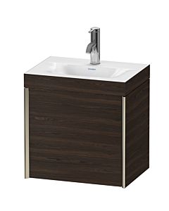 Duravit XViu meuble sous-vasque XV4631OB169C 45x33,3cm, 2000 , droite, 2000 , champagne mat, Rahmen C, noyer brossé