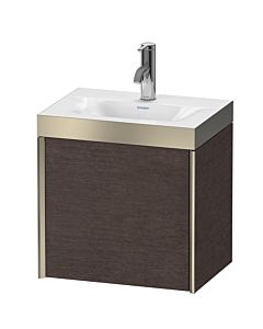 Duravit XViu meuble sous-vasque XV4631OB172P 45x33,3cm, 2000 , droite, 2000 , champagne mat, Rahmen P, chêne foncé brossé