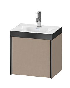 Duravit XViu meuble sous-vasque XV4631OB275P 45x33,3cm, 2000 , droite, 2000 , noir mat, Rahmen P, lin