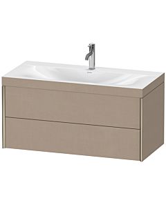 Duravit Meuble sous-vasque XViu XV4616OB175C 100x48cm, 2 tiroirs, 2000 , champagne mat, Rahmen C, lin