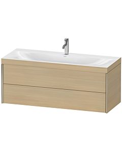 Duravit Meuble sous-vasque XViu XV4617OB171C 120x48cm, 2 tiroirs, 2000 , champagne mat, Rahmen C, chêne méditerranéen