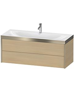 Duravit Meuble sous-vasque XViu XV4617OB171P 120x48cm, 2 tiroirs, 2000 , champagne mat, Rahmen P, chêne méditerranéen