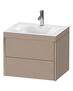 Duravit Meuble sous-vasque XViu XV4614OB175C 60x48cm, 2 tiroirs, 2000 , champagne mat, Rahmen C, lin