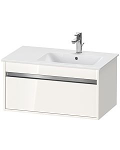 Ketho Duravit vasque KT641902222 80 x 47,5 cm, blanc brillant, 2000 coulissant, suspendu