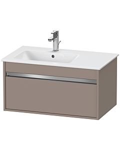 Duravit Ketho Waschtisch-Unterschrank KT641904343 80 x 47,5 cm, basalt matt, 1 Auszug, wandhängend