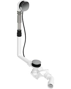 Duravit Quadroval waste and overflow 792200000001000 d= 5.2 cm, for bathtubs with side drain, chrome