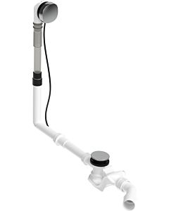 Duravit Bonde et trop-plein 792202000001000 Câble Bowden longueur 65 cm, d= 5,2 cm, pour baignoires avec évacuation centrale, chromé