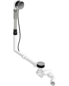 Duravit Raccord de vidange/trop-plein 792216000001000 d= 5,2 cm, longueur de câble Bowden 70 cm, chromé