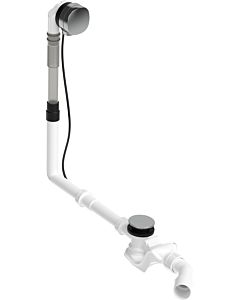 Duravit Ensemble d&#39;évacuation/trop-plein 792217000001000 d= 5,2 cm, longueur de câble Bowden 70 cm, avec remplissage de baignoire, chromé