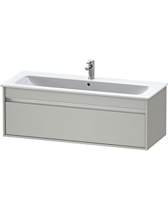Duravit Ketho Waschtisch-Unterschrank KT642100707 120 x 47,5 cm, betongrau matt, 1 Auszug, wandhängend
