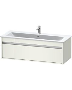 Duravit Ketho Waschtisch-Unterschrank KT642102222 120 x 47,5 cm, weiß hochglanz, 1 Auszug, wandhängend