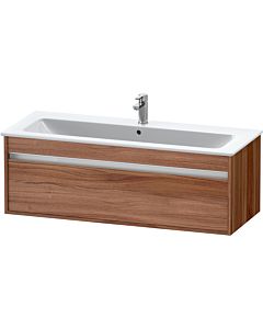 Duravit Ketho Waschtisch-Unterschrank KT642107979 120 x 47,5 cm, nussbaum natur, 1 Auszug, wandhängend