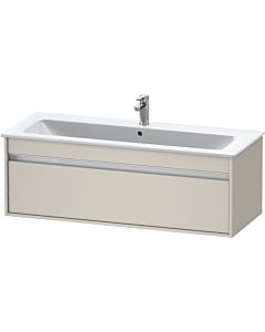 Duravit Ketho Waschtisch-Unterschrank KT642109191 120 x 47,5 cm, Taupe, 1 Auszug, wandhängend