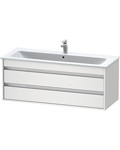 Duravit Ketho vanity unit KT643101818 120 x 47.5 cm, matt white, 2 drawers, wall-hung