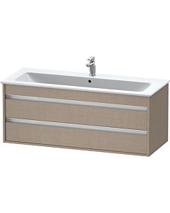 Ketho Duravit vasque KT643107575 120 x 47,5 cm, lin, 2 tiroirs, suspendu