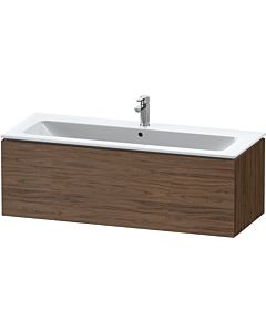 Duravit L-Cube Waschtisch-Unterschrank LC614302121 122 x 48,1 cm, nussbaum dunkel, 1 Auszug, wandhängend