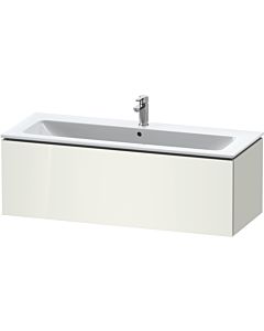 Duravit L-Cube Waschtischunterbau LC614302222 Weiß Hochglanz, 122,2x40x48,1cm, 1 Auszug