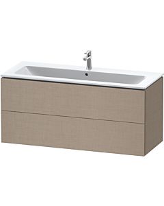 Duravit L-Cube vanity unit LC624307575 122 x 48, 2000 cm, linen, 2 drawers, wall-hung