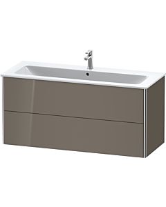 Duravit XSquare Duravit XSquare XS417408989 121x56x47.8cm, 2 drawers, Flannel Grey hochglanz
