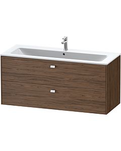Duravit Brioso BR410401021 1220x553 mm, Nussbaum Dunkel / chrome, 2 Nussbaum Dunkel