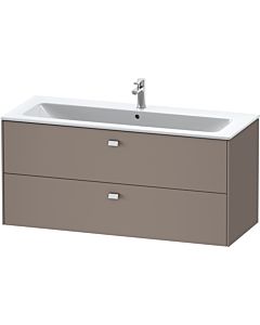 Duravit Brioso Duravit Brioso BR410401043 1220x553 mm Basalt Matt , 2 Basalt Matt , chrome handle