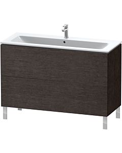 Duravit L-Cube Waschtisch-Unterschrank LC662807272 122 x 48,1 cm, eiche dunkel gebürstet, 2 Auszüge, stehend
