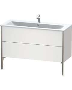 Duravit Meuble sous-vasque XViu XV44840B118 121 x 59,4 x 48 cm, blanc , debout, champagne mat