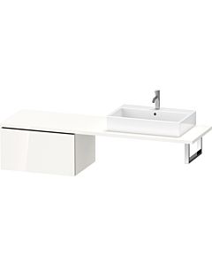 Duravit L-Cube meuble bas LC585408080 72 x 54,7 cm, graphite super mat, pour console, 2000 coulissant