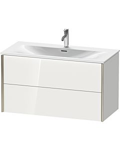 Duravit XViu vanity unit XV41350B235 101 x 55.7 x 48 cm, terra oak, 2 drawers, matt black