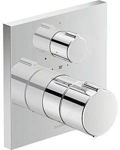 Duravit C.1 Unterputz Brausethermostat  C14200015010, 1 Verbraucher, mit Abstellventil