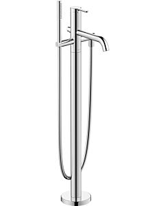 Duravit C.1 Wannen-Einhebelmischer C15250000010 chrom, Bodenmontage, mit Stabbrause und Schlauch