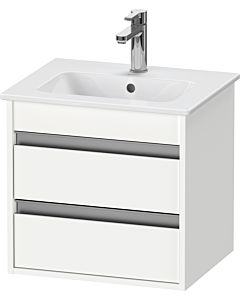 Duravit Ketho Waschtisch-Unterschrank KT644401818 50x41,2x48cm, 2 Schubkästen, wandhängend, weiß matt