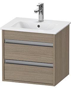 Duravit Ketho vanity unit KT644403535 50x41.2x48cm, 2 drawers, wall-hung, terra oak