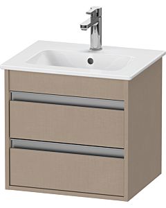 Duravit Ketho vanity unit KT644407575 50x41.2x48cm, 2 drawers, wall-hung, linen