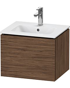 Duravit L-Cube Waschtisch-Unterschrank LC611802121 52x39,1x40cm, 1 Auszug, wandhängend, nussbaum dunkel