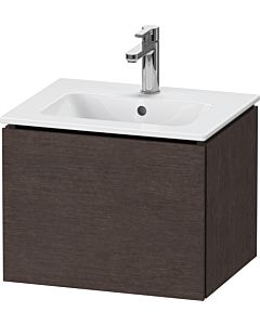 Duravit L-Cube vanity unit LC611807272 52x39.1x40cm, 2000 pull-out, wall-hung, brushed dark oak