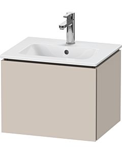 Duravit L-Cube Waschtisch-Unterschrank LC611809191 52x39,1x40cm, 1 Auszug, wandhängend, taupe matt