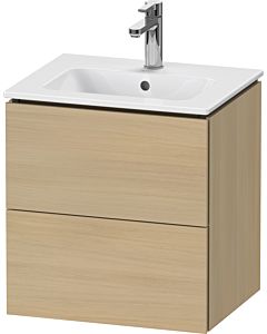 L-Cube Duravit vasque LC621807171 52x39,1x55cm, 2 tiroirs, suspendu, chêne méditerranéen