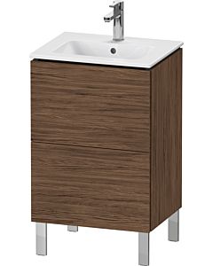 Duravit L-Cube vanity unit LC667102121 52x42.1x70.4cm, 2 pull-outs, standing, dark walnut